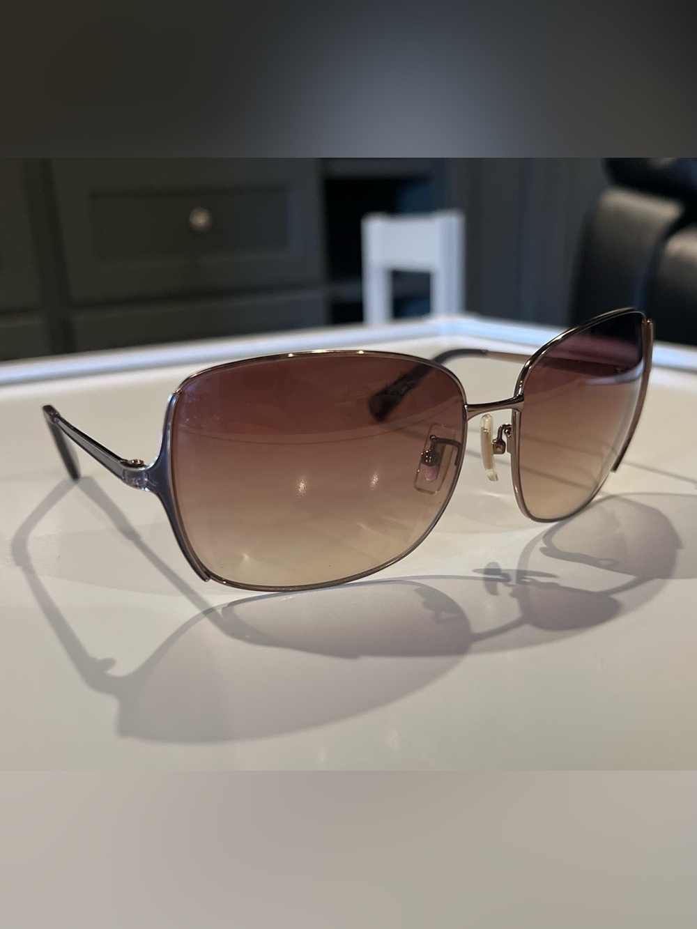 Coach Sunglasses for Women - Model S1001 Brown Frames with Gradient Lens